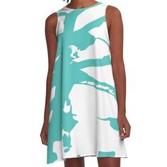 Loose-fit, mid-length sleeveless dress with silky handfeel. Printed on both sides. Machine washable. Size range XS-2XL. Number Two in a Series Casual Turquoise Sleeveless Mini Dress, Elegant Sleeveless Midi Dress In Turquoise, Sleeveless Turquoise Chic Midi Dress, Turquoise Sleeveless Mini Dress For Spring, Elegant Turquoise Sleeveless Midi Dress, Elegant Sleeveless Turquoise Midi Dress, Chic Sleeveless Turquoise Midi Dress, Sleeveless Turquoise Dress For Spring, Turquoise Sleeveless Dress For Spring