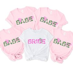 Bachelorette Palm Springs, Hawaii Bachelorette, 90s Bachelorette, Palm Springs Bachelorette Party, Beach Bridal Party, Miami Bachelorette, Miami Bachelorette Party, Bride Design, Bachelorette Tees