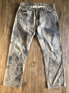 Vintage 501 Levi's Black Acid Wash Denim Jean Pants Amazing Light Color Wear on Levi's - Front + Back (See Photos) Original San Fransisco Made Levi's Denim Tag Reads Men's Size : W 38 L 30 Made in USA Willing to Answer Any and All Questions about Items. All Items Sold AS IS. No Refunds. No Returns. Note* Items are not laundered unless adopted personally before selling, to reduce costs & to help combat the ongoing drought in California. For More Photos & Other Items Visit : ikilledKiki.co Casual Pre-washed Straight Leg Pants, Vintage Washed Black Bottoms With Five Pockets, Acid Wash Straight Leg Bottoms, Acid Wash Pre-washed Straight Leg Bottoms, Casual Acid Wash Bottoms With Belt Loops, Faded Pre-washed Straight Leg Pants, Red Velvet Pants, Gucci Sweater, Vintage 501