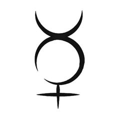 the symbol for men and women is an inverted figure with two horns on each side