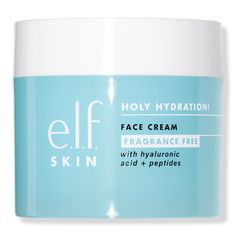 Fragrance Free Holy Hydration! Face Cream - e.l.f. Cosmetics | Ulta Beauty Fragrance Free Moisturizer, Improve Skin Texture, Even Out Skin Tone, Skin Care Moisturizer, Stanley Cup, Fragrance Free, Even Skin Tone, Face Moisturizer, Ulta Beauty