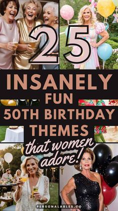 the birthday party flyer for an older woman