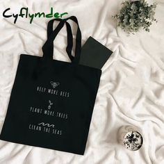 Cyflymder Harajuku Tumblr Graphic Ladies Shopping Bag Handbags Cloth Canvas Tote Bags Women Eco Black Reusable Bag For Everyday Use, Reusable Black Bag For Everyday Use, Eco-friendly Black Shoulder Bag For School, Eco-friendly Black Canvas Shoulder Bag, Black Eco-friendly Canvas Shoulder Bag, Black Casual Reusable Bag, Casual Black Reusable Bag, Casual Black Canvas Bag As Gift, Eco-friendly Black Canvas Bag For Gifts