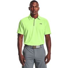 UA Tech fabric dries quicklyMoisture-wicking materialAnti-odor technology3-button placketShort sleeves FABRIC & CAREPolyesterMachine washImported From the office to the golf course and all the places in between, this men's Under Armour polo is a versatile choice. Color: White. Gender: male. Age Group: adult. Pattern: Solid. Polo T Shirt, Wedding Watch, Under Armour Men, Mens Activewear, Big & Tall, Golf Course, Tshirts Online, Shirt Online, Fabric Care