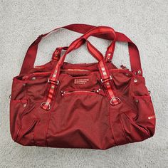 George Gina Lucy Black Bag Weekender Gym Duffel Bag Xl Purse Daisy Red Rare Usa George Gina Lucy Bags, Black Bag, Duffel Bag, Daisy, Bag Lady, Purse, Gym, Red, Women Shopping