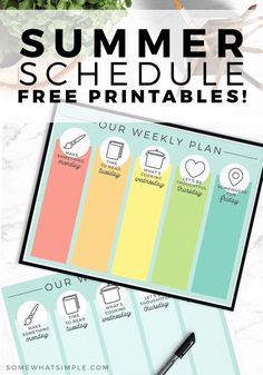 the ultimate summer schedule printable is here