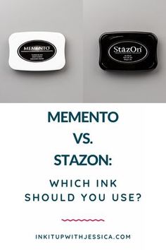 two different types of shaving razors with the words mento vs stazn which ink should you use?