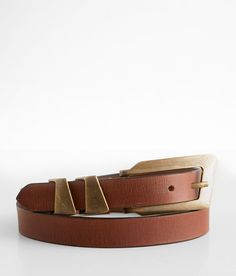 Free People Parker Leather Belt - Brown M/L, Women's Cognac Distressed leather 1 belt. 100% Buff Leather. Do not bleach. Do not dry clean. Do not iron. Do not tumble dry. Do not wash. Spot clean only.. WOMEN'S BELT SIZE CONVERSION CHART Jean Size 23-24 25-26 27-28 29-30 31-32 Belt Size XS S M L XL Belt Length** 34 37 40 43 46 *Conversion sizes may vary. **Measures from end to end excluding the buckle. These are general guidelines and sizing is dependent on belt being worn at natural waistline or Brown Belts Women, Women’s Belts, Stylish Women’s Belts, Brown Belt With Buckle For Everyday Use, Vintage Brown Belt For Everyday, Womens Western Belt, Trendy Brown Belt With Buckle Closure, Casual Brown Belt With Brass Buckle, Brown Belt Women