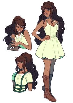 commission by sandflakedraws/Joey Granger on tumblr Character Design Cartoon, Different Poses, City Of London, Female Character Design, Character Design References, Design Reference, Drawing Techniques, 그림 그리기