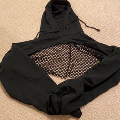 Hella Cute Mesh Cropped Hoodie Size Xsmall-Small Never Worn Bought For A Rave But Never Wore Mesh Hoodie, Colorful Hoodies, Cropped Hoodie, Womens Sizes, Womens Tops, Mesh, Crop Tops, Women Shopping, How To Wear