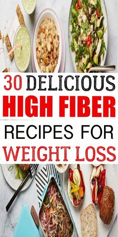 High Fiber Meals, High Fiber Recipes, Fiber Meals, 1200 Calorie Diet Meal Plans, Nutrisystem Diet, Fiber Recipes