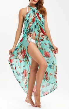 Swimsuit Coverups Beach, Beach Dresses Diy, Coverups Beach, Jamaica Trip, Cover Up Dresses, Scarf Diy, Swimsuit Coverups, Halter Backless Dress, Full Coverage Swimsuit