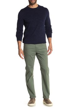 Dress them up or keep them casual, these slim fit pants offer a classic look with effortless style.Fit: this style fits true to size.- Zip fly with button closure- 5 pocket construction - Slim fit- Solid color- Approx. 11" rise (size 32x32)- ImportedThis item cannot be shipped to Canada. Machine wash cold 96% cotton, 4% elastane Slim Fit Cotton Straight Leg Work Pants, Slim Fit Straight Leg Cotton Work Pants, Stretch Cotton Work Pants With Straight Hem, Fall Straight Leg Chino Cotton Twill Jeans, Straight Leg Cotton Work Pants, Straight Leg Cotton Chinos For Fall, Stretch Cotton Straight Leg Work Pants, Straight Slim Fit Cotton Pants, Relaxed Fit Straight Chinos For Fall