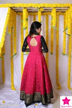 Long Frocks For Girls, Simple Frock, Frock Models, Frocks And Gowns, Long Frock Designs, Frocks Design, Long Gown Design, Anarkali Dress Pattern, Frock For Women