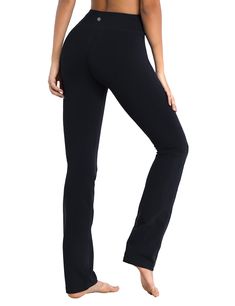 PRICES MAY VARY. Soft(cotton feels), stretchy & non see-through fabric: non see-through, breathable, stretchy, quick drying and moisture wicking high waist workout women's yoga pants tall straight accommodate to most body shapes, four-way stretch technology of bubblelime high waist tall straight workout women's yoga pants for max comfort and mobility, contour your body without squeezing as you move from pose to pose. High waist & straight legs design: bubblelime high waist straight legs yoga pan Straight Leg Workout, Straight Leg Yoga Pants, Workout Tummy, Legs Yoga, Soft Workout, Slim And Fit, High Waisted Yoga Leggings, Styles Women, High Waist Yoga Pants