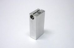 a lighter is shown on a white surface