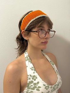 This is a handmade crochet headband 3 inches in width. It is one-size-fits-all because of its tie feature. Bandeau Au Crochet, Turban Headbands, Crochet Headband, Hair Accessories Headbands, Acrylic Yarn, Handmade Crochet, Art Collection, Bathing Beauties, Hair Accessories