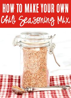 Chili Seasoning Recipe Best Roast Potatoes, Recipe For 1, Dry Rubs, Kitchen Tricks, Burger Seasoning, Homemade Mixes