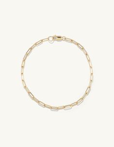 Paperclip Bracelet – Sophie Ratner Jewelry Everyday Gold-tone Paperclip Bracelet With Cable Chain, 14k Gold Rectangular Paperclip Chain Bracelet, Gold-tone Link Paperclip Bracelet Minimalist Style, Gold-tone Bracelet With Paperclip Chain, Everyday Gold-tone Paperclip Bracelet With Lobster Clasp, Gold-tone Link Paperclip Bracelet In Minimalist Style, Timeless Formal Chain Bracelet With Paperclip Chain, Timeless Oval Link Gold Bracelet With Lobster Clasp, Classic Tarnish Resistant Paperclip Link Bracelet