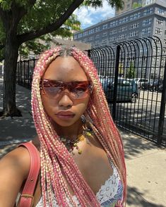 Cute Box Braids Hairstyles, Protective Hairstyles Braids, Pretty Braided Hairstyles, Natural Hair Braids, Hairstyles Easy, Box Braids Hairstyles, Hair Inspo Color, Women Hairstyles, Afro Hairstyles