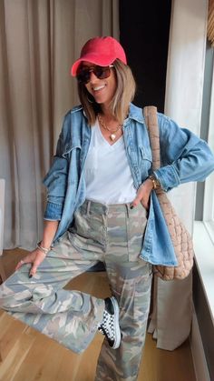 No Boundaries Wide Leg Cargo … curated on LTK Studio Outfits, Puffer Tote Bag, Coach Outfits, Clothing Studio, Packing Lists, Casual Outfit Inspiration, Mom Fashion, Clothing Pieces