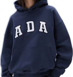 Oversized Winter College Hoodie, Oversized Winter Hoodie For College, Oversized Hoodie Sweatshirt For College, Collegiate Hoodie With Logo Print For Fall, Trendy Oversized Hoodie With Logo Print, Oversized Trendy Hoodie With Logo Print, Relaxed Fit Hoodie With Embroidered Logo For Streetwear, Winter Streetwear Sweatshirt With Letter Patch, Navy Hoodie With Embroidered Logo For Fall