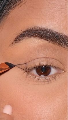 Double Wing Eyeliner Tutorial, Under Eye Winged Liner, Eyeliner Wings How To Do, How To Put Eyeliner On, Winged Eyeliner Tutorial For Hooded Eyes, Wings Eye Makeup, How To Make Eyeliner, Eye Lining Styles, Wing Eyeliner For Hooded Eyes