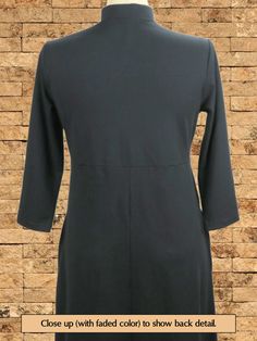 This classic empire waist design is flattering on most body types. Your choice of Round, Tab or Attached collar. Available in 5 different sleeve lengths. Pockets are an option! Click for information on: Sizing Collar Sleeves Fabric Length Elegant Dress With 3/4 Sleeves And Pockets, Fitted Dress With Pockets And 3/4 Sleeves, Elegant 3/4 Sleeve Dress With Pockets, Elegant Dress With Pockets And 3/4 Sleeves, Elegant Dresses With Pockets And 3/4 Sleeves, Modest Fitted Dresses With Pockets, Modest Fitted Dress With 3/4 Sleeves, Mesh Sleeves, Empire Waist