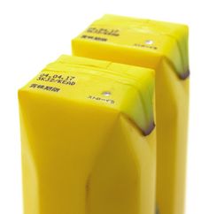 three yellow plastic containers sitting next to each other