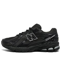 New Balance 1906R 'Black' M1906RJB All Black New Balance, Black Womens Shoes, New Balance 1906r, N Logo, Logo And Branding, The 2000s, Black Shoes Women, Fit Ideas, Black Metallic