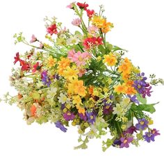 PRICES MAY VARY. 🏵️【Artificial flowers for outdoors】6PC bunches of different color little daisy，Fill in your hard to grow spaces with our flower, no fuss and worry imitation bushes are realistic to the most discerning eye 🏵️【Artificial Flowers For Decoration】 these faux flowers can be applied to many occasions, such as restaurants, bedrooms, coffee shops, balcony decorations, add more romantic and elegant to your space and bring vivid color to your life, also ideal for weddings, banquets, birt Faux Greenery Outdoor, Daisy Decorations, Wildflower Decor, Hyacinth Flowers, Outside Garden, Hydrangea Bouquet, Flower Artificial, Indoor Flowers, Outdoor Flowers