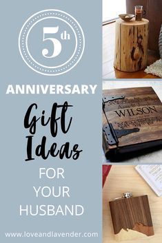 the 5th anniversary gift ideas for your husband is here and it's so cute