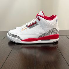 Air Jordan 3 Retro Shoes. Brand New Without Tags - Never Worn. Men’s Size 9.5 Us. No Box. Selling Off Some Of My Jordan Collection. Air Jordan 4 White Leather With Rubber Sole, White Leather Air Jordan 4 With Rubber Sole, White Air Jordan 4 Low-top With Abzorb Midsole, Red Air Jordan 4 High-top With Rubber Sole, Red High-top Air Jordan 4 With Rubber Sole, Red Air Jordan 4 Leather With Cushioned Footbed, Red Leather Air Jordan 4 With Cushioned Footbed, Red Air Jordan 4 With Air Max Cushioning, White Air Jordan 4 Low-top With Red Sole