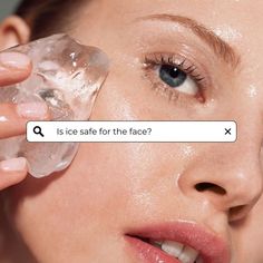 Icing Face, Facial Icing, Facial Swelling, Morning Tips, Ice Facial, Sleeping Well, Instagram Feed Planner, Instagram Branding Design