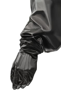 a pair of black gloves on top of each other