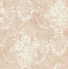 Sample Cameo Spatula Wallpaper in Pink Pastel Color Schemes, Crafting Inspiration, Color Wallpaper, Italian Villa, Diamond Collection, Damask Wallpaper, Wallpaper Collection, The Masters, Floral Vine