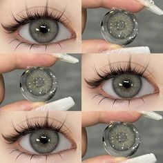 follow for more like this women's fashion inspiration 👇👇👇👇👇 Contacts Lenses, Eye Contact Lenses, Eye Lenses, Grey Contacts, Color Contact Lenses, Blue Contacts, Colored Contact Lenses, Glam Look, Lenses Color