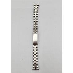 Vintage fold over snap close/deployment clasp stainless steel unisex watch band. Replacement band. Features: * Lug Width 13.3 mm * Vintage, Fold Over Snap Closure, Deployment Clasp * Made in USA Measurements: Band Length Closed 5.75 in Band Width 0.375 in Lug Width 0.523 in Condition: Pre-Owned Good Finish is in excellent condition. Snap closure is secure.  F102222 Classic Adjustable Jubilee Bracelet Watch Band, Classic Adjustable Jubilee Watch Band, Classic Stainless Steel Watch Bands With Jubilee Bracelet, Classic Silver Watch Band With Jubilee Bracelet, Classic Stainless Steel Jubilee Bracelet Watch Bands, Classic Stainless Steel Jubilee Watch Bands, Classic Stainless Steel Bracelet Strap Watch Bands, Classic Stainless Steel Bracelet Watch Band, Formal Stainless Steel Jubilee Bracelet Watch Bands