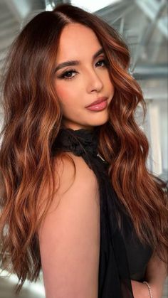 Reddish Brown Hair Color, Copper Brown Hair, Cowboy Copper, Auburn Balayage, Rambut Brunette, Reddish Brown Hair, 2023 Hair, Ginger Hair Color, Hair Color Auburn