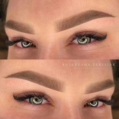 Ombre Powder Brows, Ombre Brows, Eyebrow Tattoos, Micro Blading, Powder Brows, Brow Tattoo