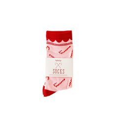 If you are looking for last minute stocking stuffers or friend gifts, then be sure to pick up these cozy candy cane socks. Featuring a whimsical candy cane pattern, these whimsical holiday socks make a thoughtful gift that will keep your loved ones cozy throughout the holiday season. • 100% polyester• Machine wash. Tumble dry low.• Available in sizes:Child size 2-3 yearsChild size 6-8 yearsUnisex size 9-11Unisex size 10-13 View the Whimsy Christmas Collection HERE Playful Pink Socks For Gift, Playful Pink Socks For Gifts, Playful Christmas Socks For Stocking Stuffers, Cozy Pink Socks For Gifts, Playful Winter Gift Socks, Cozy Christmas Socks For Gifts, Playful Winter Socks For Gift, Cozy Christmas Gift Socks, Sweet Pink Socks For Gifts