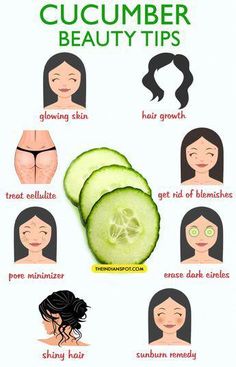 Cucumbers are rich in beneficial nutrients, as well as certain plant compounds and antioxidants that may help treat and even prevent some health conditions. Cucumber Beauty, Remove Skin Tags Naturally, Sunburn Remedies, Underarm Hair Removal, Tips For Glowing Skin, Skin Care Diy, Beauty Tips For Glowing Skin, Beauty Tips For Face, Beauty Tips For Hair