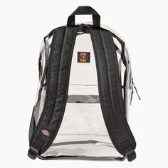 Whether you're headed to campus or going out to a concert, festival, or sporting event, our clear backpack is the perfect accessory. The backpack has adjustable padded shoulder straps you can count on for all-day comfort, a spacious main compartment, side water bottle pocket, and a small zippered pocket to keep your phone, keys, and wallet secure. Clear Nylon Backpack With Clear Strap, Clear Backpack With Clear Strap For Students, Casual Standard Backpack With Clear Strap, Casual Mesh Backpack For Back To School, School Backpack With Clear Strap In Nylon, Nylon Bags With Clear Strap For Students, Nylon Backpack With Transparent Straps For Everyday Use, Casual Clear Standard Backpack, Clear Nylon Bags For Back To School