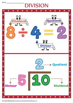 division and division worksheet with numbers in the same pattern, which are divided by two