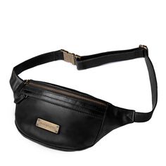 High-quality big leather fanny pack in vintage look, perfect all-rounder on trips for ladies and gentlemen. - Sustainably handmade from high quality buffalo leather - Universal size, adjustable belt: waist 90-120cm - Front: 2 zipped compartments | Rear: 1 zipped compartment - Scope of delivery: 1 hip bag and 1 dust bag Colour: Vintage-Black Weight: 0,3kg Capacity: 2 litres Dimensions in cm (HxLxW): 12 x 22 x 8 Material outside: buffalo leather (vegetable tanned), metal parts made of brass Large Capacity Leather Belt Bag For Travel, Large Capacity Leather Belt Bag For Everyday Use, Functional Leather Belt Bag For Outdoor, Outdoor Leather Belt Bag With Adjustable Strap, Shoulder Bag For Men, Leather Fanny Pack, Buffalo Leather, Bum Bag, Hip Bag