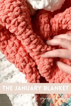 the january blanket crochet pattern is easy to make and perfect for beginners