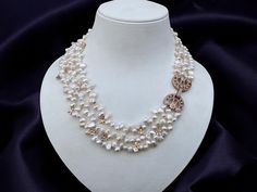 ✨ Add a touch of elegance to your collection with our Certified Authentic Pearl Natural Stone Necklace! 🌟 Crafted from genuine pearls and set in beautiful 925 sterling silver, this necklace is the perfect accessory for any occasion. Each pearl is hand-selected for its unique luster, making every piece truly one-of-a-kind! 💖 Whether you're dressing up for a special event or adding sophistication to your everyday wear, this necklace shines beautifully. Luxury High Luster White Pearl Necklace, Elegant Pearl Necklace With Sterling Silver Clasp For Anniversary, Luxury Silver Pearl Embellished Necklace, High Luster Akoya Pearl Necklace For Wedding, High Luster Pearl Necklace For Wedding, Luxury White Pearl Necklace With Sterling Silver Clasp, White Pearl Necklace With Elegant Design, Luxury Pearl Necklace With Sterling Silver Clasp For Anniversary, Luxury Pearl White Pearl Necklace For Anniversary