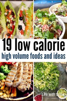 19 low calorie high volume foods and ideas