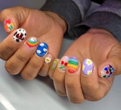 Ideas Para Uñas, Korean Nail, Korean Nail Art, Cute Short Nails, Short Square Nails, Nail Room, Kawaii Nails, Nails Fashion