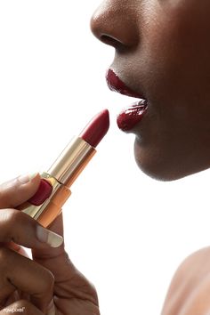 Applying Red Lipstick, Glossy Red Lipstick, Woman Lipstick, Woman Applying Makeup, Glossier Background, Funny Facial Expressions, Makeup Poster